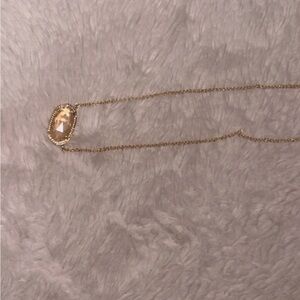 Kendra Scott Pink Necklace with Ornate Pendant